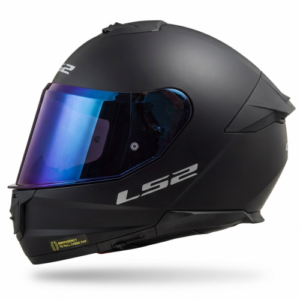 CASCO INTEGRAL LS2 FF808 STREAMII SOLID NEGRO MATE VISOR IRIDIUM L (147362)