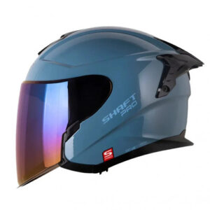 CASCO ABIERTO SHAFT PRO 240DV SOLID AZUL AZUL VISOR IRIDIUM XL (184942)