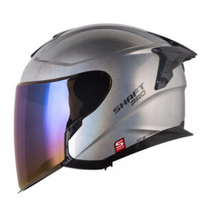 CASCO ABIERTO SHAFT PRO 240DV SOLID CAMALEON GRIS VISOR IRIDIUM L (184945)