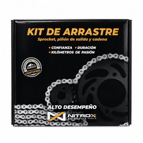 KIT ARRASTRE 14T-40T-428H-124L-4H AK125CR4,AK125CR4 EIII,CR4