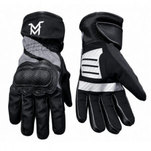 GUANTES MOTO MELLOS TERMICOS WP NEGRO BLANCO XL