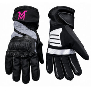 GUANTES MOTO MELLOS TERMICOS WP NEGRO FUCSIA L