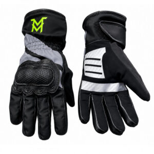 GUANTES MOTO MELLOS TERMICOS WP NEGRO VERDE XL
