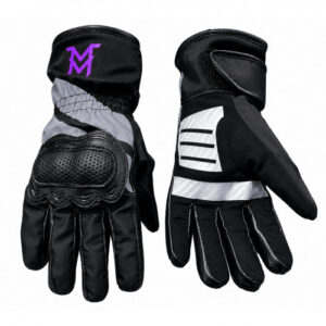 GUANTES MOTO MELLOS TERMICOS WP NEGRO MORADO S