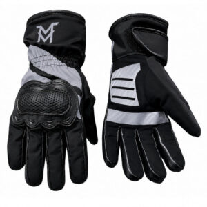 GUANTES MOTO MELLOS TERMICOS WP NEGRO GRIS M