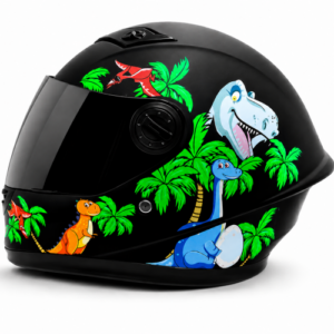 CASCO NIÑO NEGRO DINO EXPLORA TALLA ÚNICA