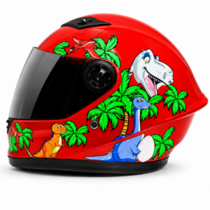 CASCO NIÑO ROJO DINO EXPLORA TALLA ÚNICA