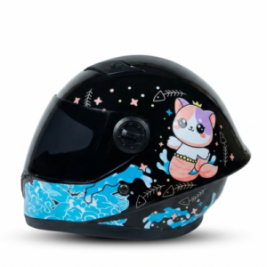 CASCO NIÑA NEGRO SIRENA TALLA ÚNICA