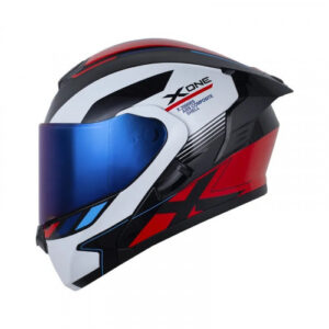CASCO ABATIBLE X-ONE X-3000RS ADVANCE NEGRO ROJO VISOR IRIDIUM XL (198814)