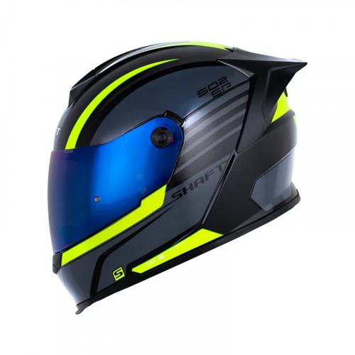 CASCO INTEGRAL SHAFT 502 SP FALL NEGRO AMARILLO VISOR IRIDIUM XL (198696)