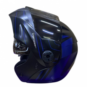 CASCO ABATIBLE ICH 3110 REPLACED NEGRO AZUL MATE VISOR SMOKE L (208774)
