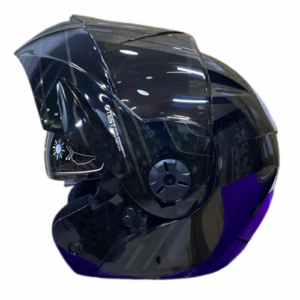 CASCO ABATIBLE ICH 3110 REPLACED NEGRO GRIS OSCURO BRILLO VISOR SMOKE L (208846)