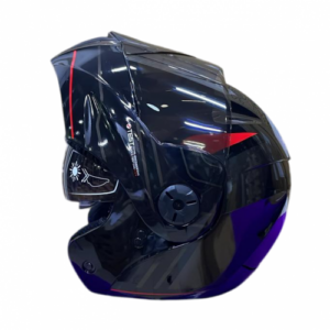 CASCO ABATIBLE ICH 3110 REPLACED NEGRO GRIS ROJO BRILLO VISOR SMOKE L (208886)