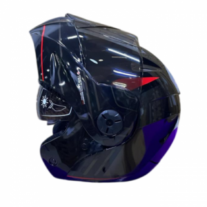 CASCO ABATIBLE ICH 3110 REPLACED NEGRO GRIS ROJO BRILLO VISOR SMOKE XL (208887)