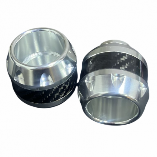 JUEGO SLIDER DE EJE ARO CARBONO PLATA