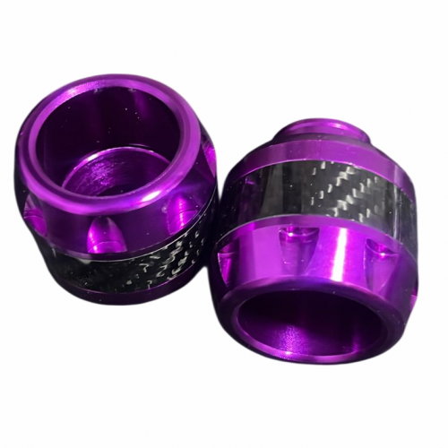 JUEGO SLIDER DE EJE ARO CARBONO MORADO