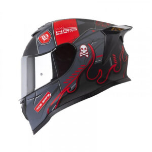 Casco Integral HRO 506 Citak Negro Rojo Visor Iridium XL (176861)