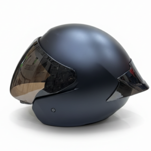 CASCO ABIERTO ICH 101 SP SOLID NEGRO VISOR SMOKE S -181104