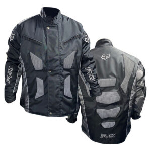 CHAQUETA DE PROTECCION FOX HOMBRE NEGRO GRIS L