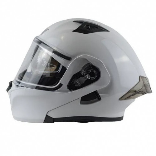 CASCO ABATIBLE ICH 3120 BLANCO SOLID BRILLO VISOR TR XL -93650