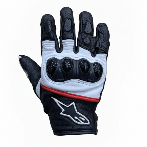 GUANTES ALPINESTAR VELAR V2 NEGRO / BLANCO / ROJO L