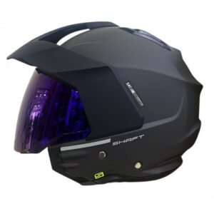 CASCO ABIERTO SHAFT 227TRIAL SOLID GRIS OSCURO SILVER VISOR IRIDIUM XL (190635)