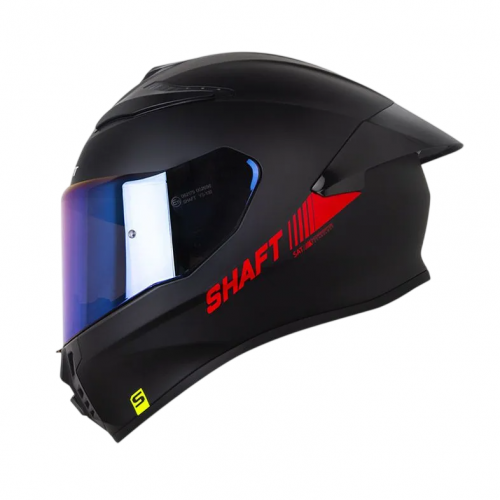 CASCO INTEGRAL SHAFT 584 SP SOLID NEGRO ROJO VISOR IRIDIUM M (196225)