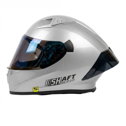 CASCO INTEGRAL SHAFT 526SP_EVO SOLID GRIS SILVER VISOR IRIDIUM M (200195)