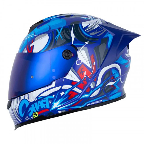 CASCO INTEGRAL SHAFT 502 SP ZTEPH AZUL VISOR IRIDIUM M (199625)