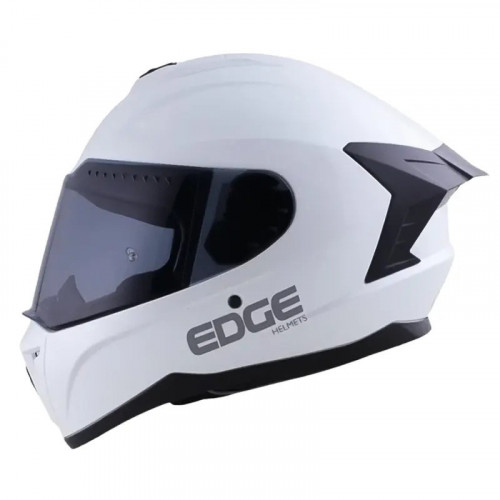CASCO EDGE INTEGRAL EXTREME SOLID BLANCO BRILLO XL