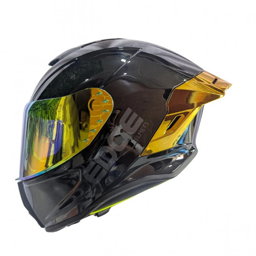 CASCO EDGE INTEGRAL SHANGHAI SOLID NEGRO DORADO BRILLO S