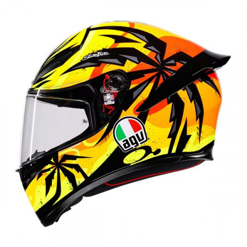 CASCO AGV K1 SV TOP TROPICRUSH NEGRO NARANJA L (193180)