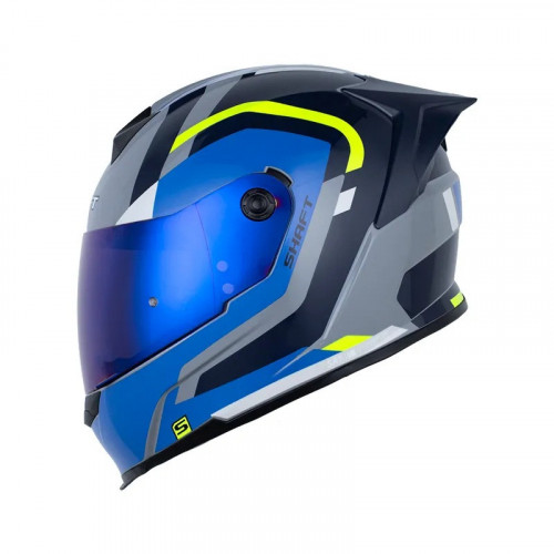 CASCO INTEGRAL SHAFT 502 SP NOOK GRIS AZUL VISOR IRIDIUM S (199598)