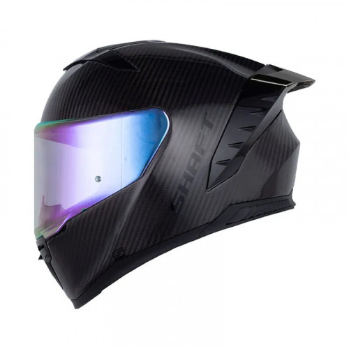 CASCO INTEGRAL SHAFT CARBONITE NEGRO CARBONO VISOR MORADO M (204794)