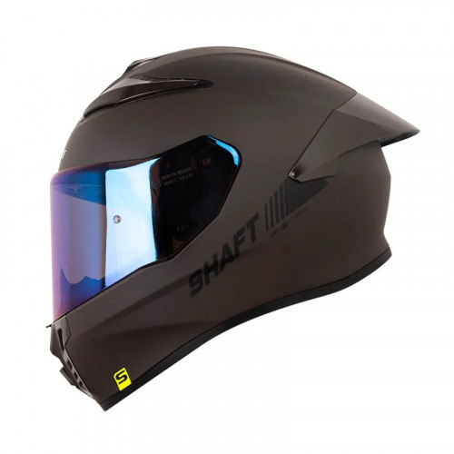 CASCO INTEGRAL SHAFT 584 SP SOLID GRIS OSCURO NEGRO VISOR IRIDIUM XL (184983)