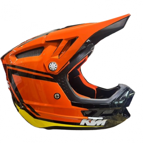 Casco Cross Ktm Negro Naranja