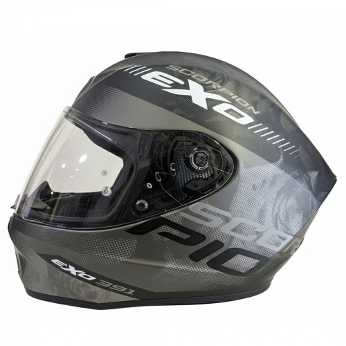 Casco Integral Scorpion EXO-391 AVA Negro Mate Silver M