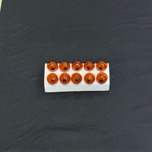 Bombillo Direccional Naranja CRUZADO.12V 10W BAU15S /revo