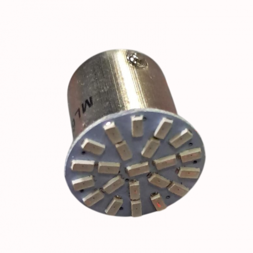 Bombillo Direccional 22 SMD Plan O Flash Amarillo DC