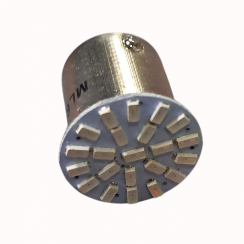 Bombillo Direccional 22 SMD Plan O Flash Rojo DC