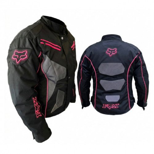 Chaqueta De Proteccion Fox Dama Negro Linea Fucsia XXL