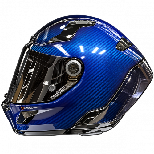 Casco Integral Nolan Carbono X804 Liquido Azul Negro Visor Smoke (223324)