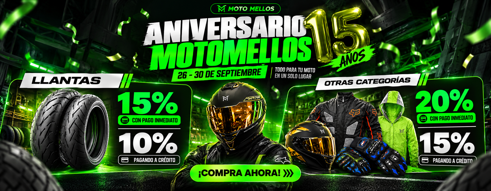 15 años - Moto Mellos