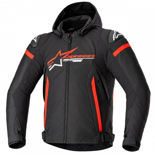 Chaqueta Alpinestar Jacket Zaca Waterproo Negro Rojo Blanco M