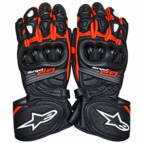 Guante Alpinestar Gp Plus R V2 Gloves Negro Rojo Flou L